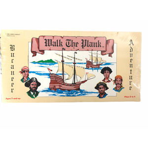 WALK THE PLANK Board Game Pirate Buccaneer Adventure1993 JAMES HANLEY NEW SEALED